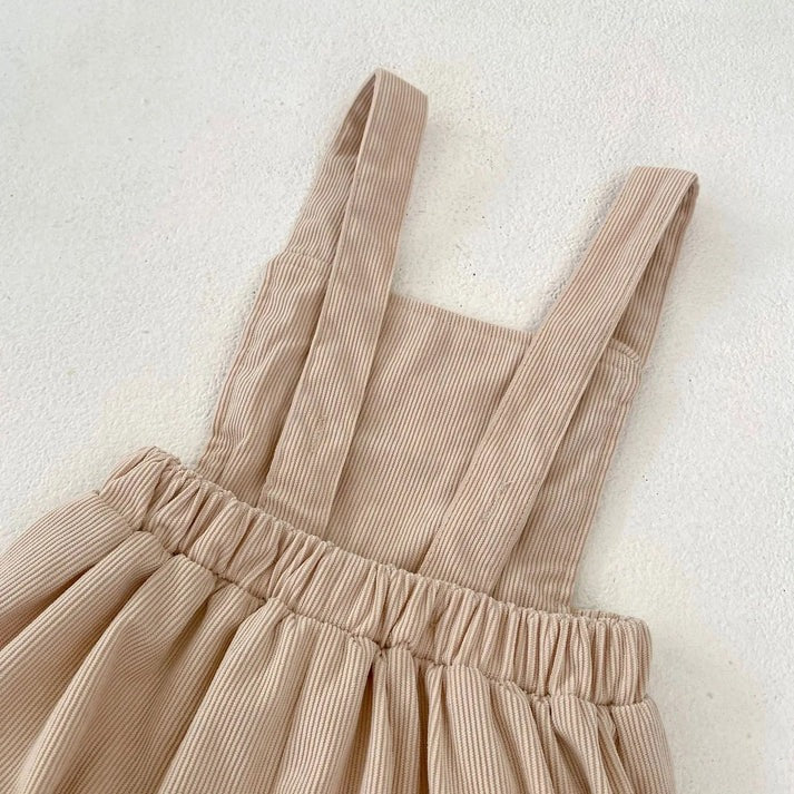 Daisy Dream Baby Girls Two Piece Suspender Set, cotton, full sleeves, very elegant with a collar