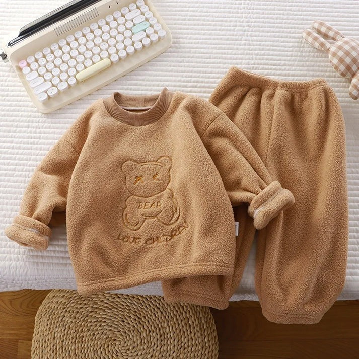 Cute Bear Comfy Set with full sleeves and full length