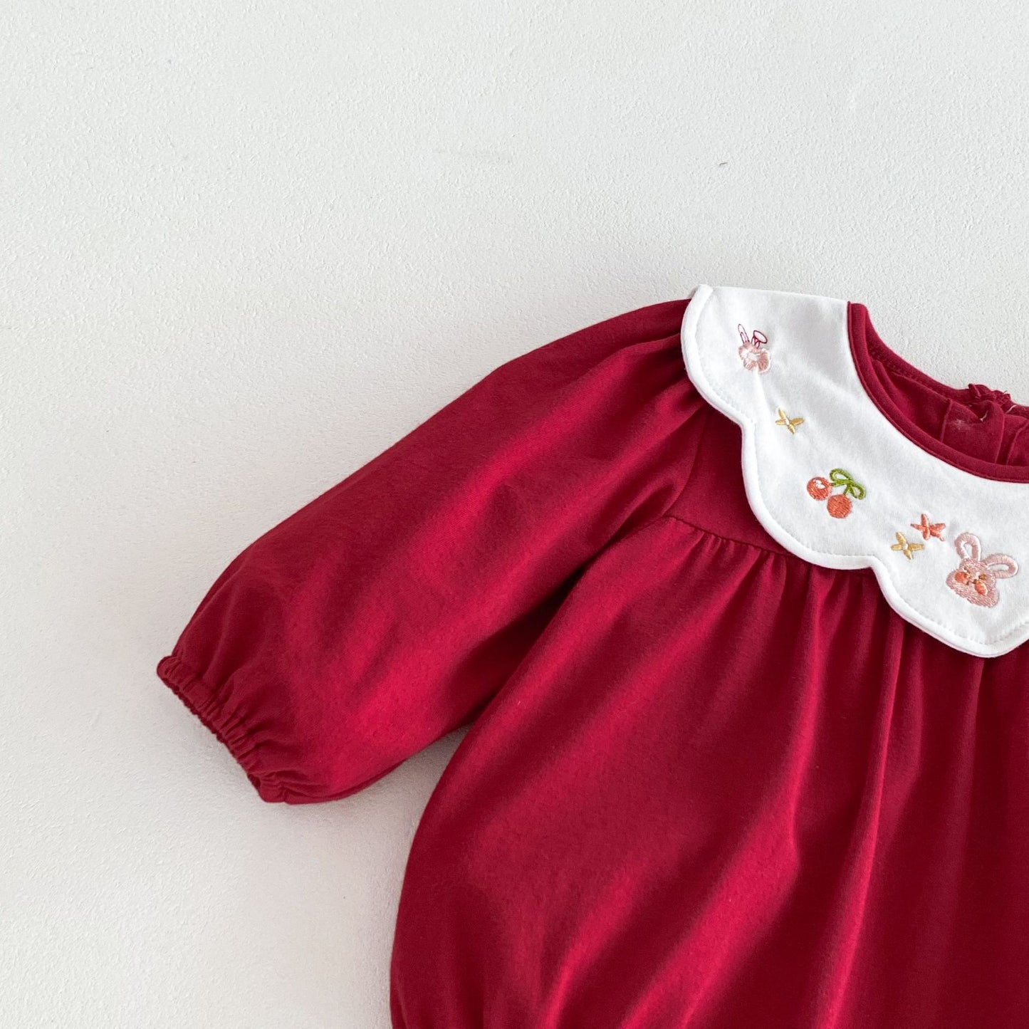 Cotton Summer Baby Girl Wrap Jumpsuit