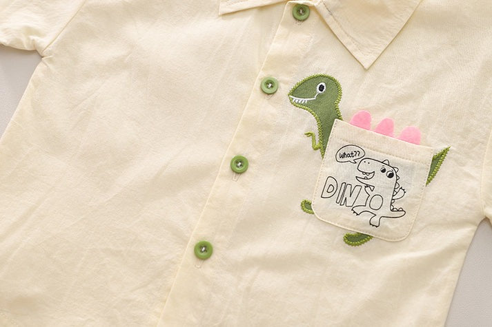 Smart Pocket Shirt and Bottom Set cotton full sleeves