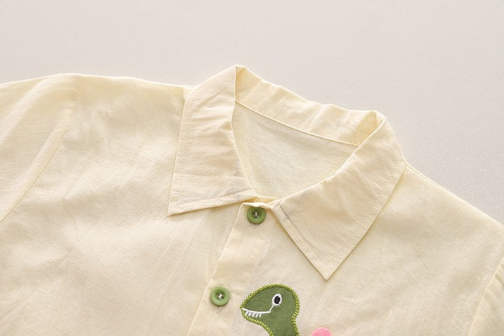 Smart Pocket Shirt and Bottom Set cotton full sleeves