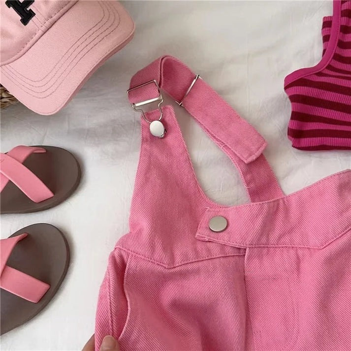 Classy Jumpsuit Style Girls Two-Piece Set, short set, and sleeveless