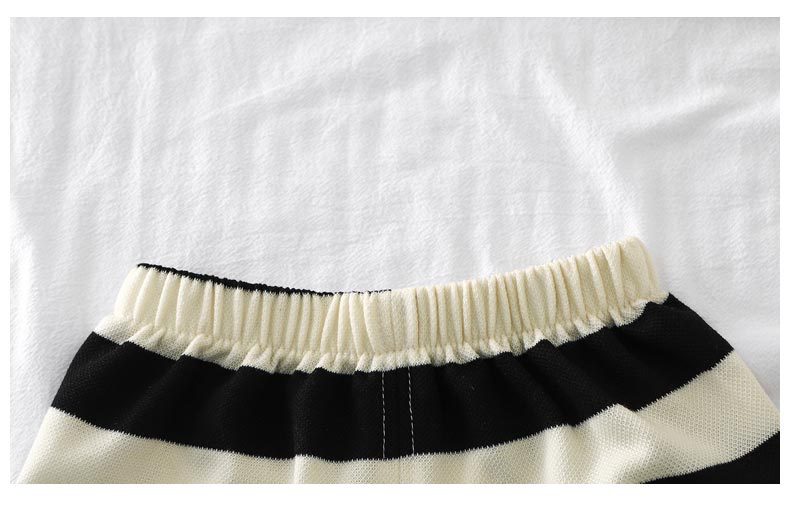 Striped Short-Sleeved Baby Suit – Soft One-Piece for Kids