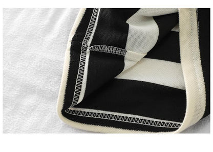 Striped Short-Sleeved Baby Suit – Soft One-Piece for Kids