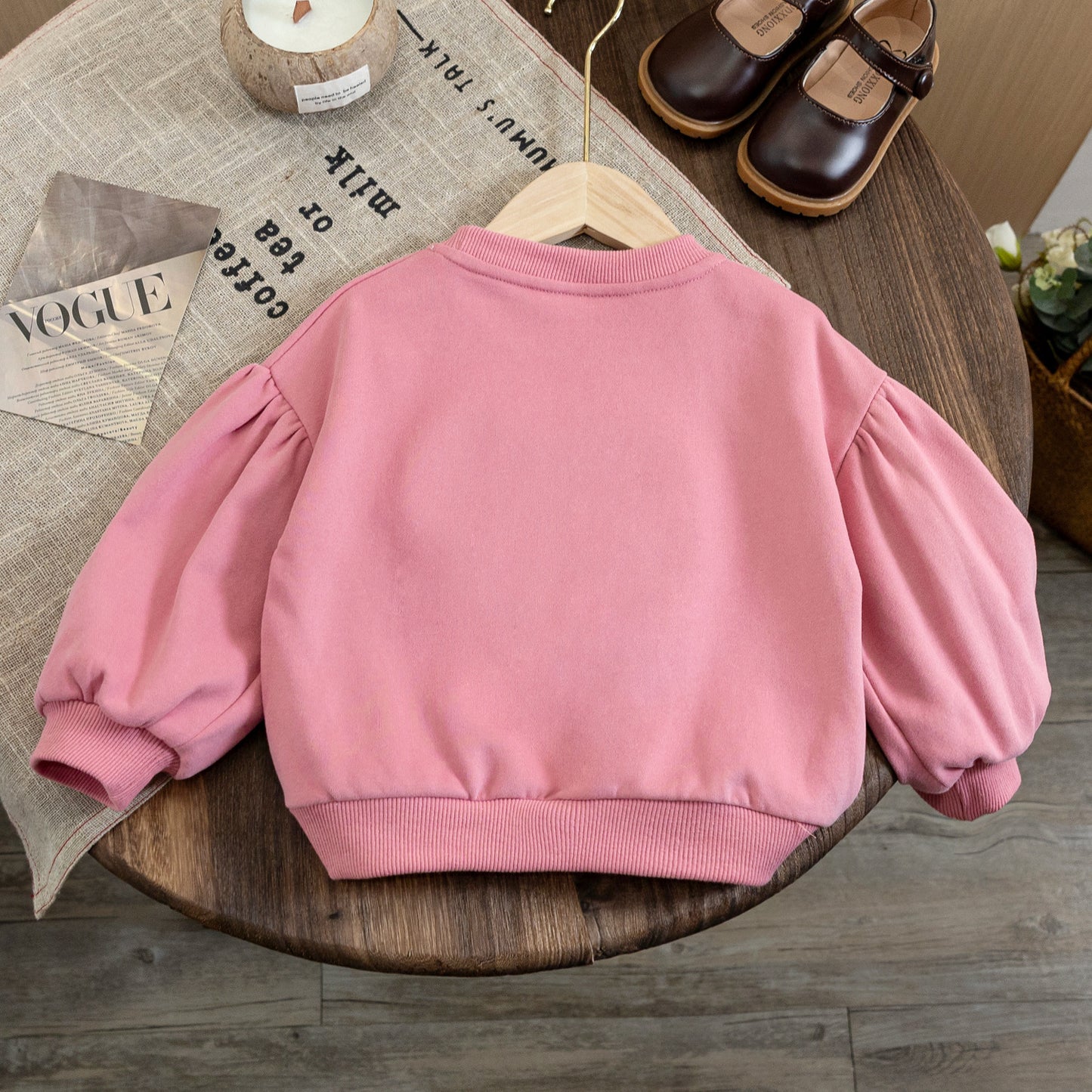 “LOVE” Loose-Fit Fashion Pullover – Long-Sleeved Cotton Top