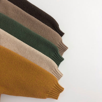 Boys’ Cartoon Knit Sweater – Warm Winter Pullover