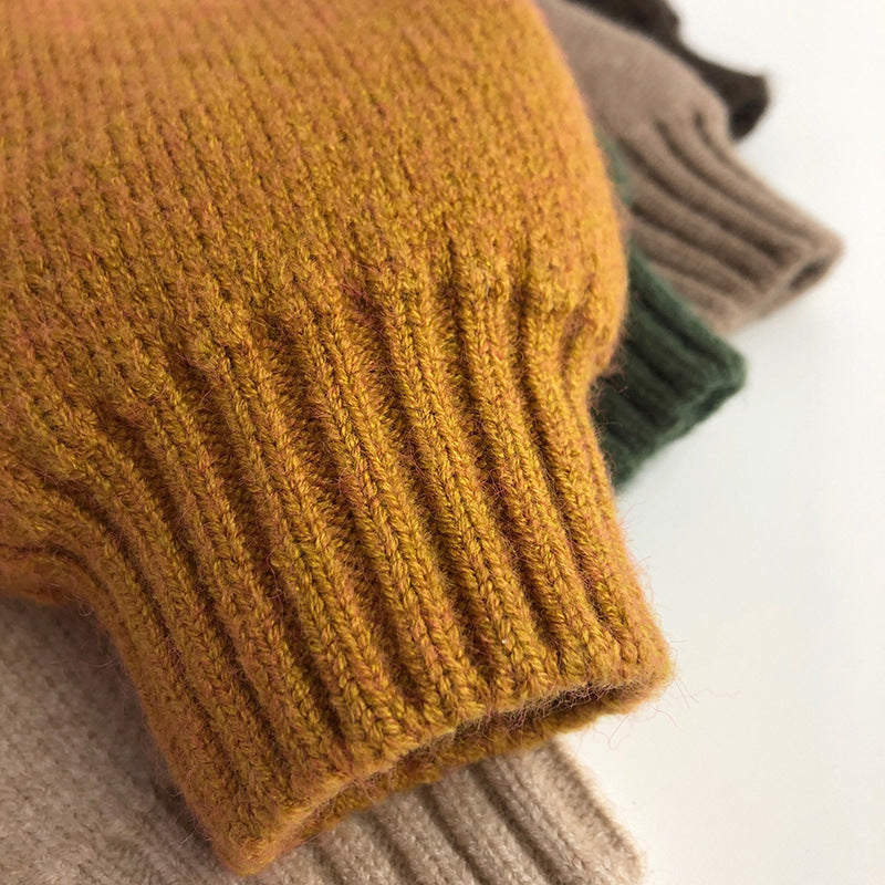 Boys’ Cartoon Knit Sweater – Warm Winter Pullover