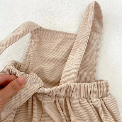 Daisy Dream Baby Girls Two Piece Suspender Set, cotton, full sleeves, very elegant with a collar