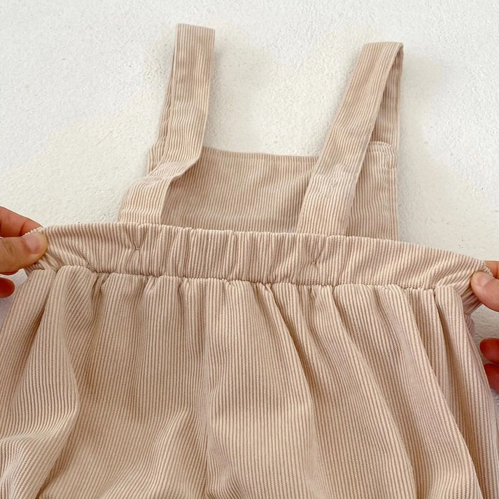 Daisy Dream Baby Girls Two Piece Suspender Set, cotton, full sleeves, very elegant with a collar