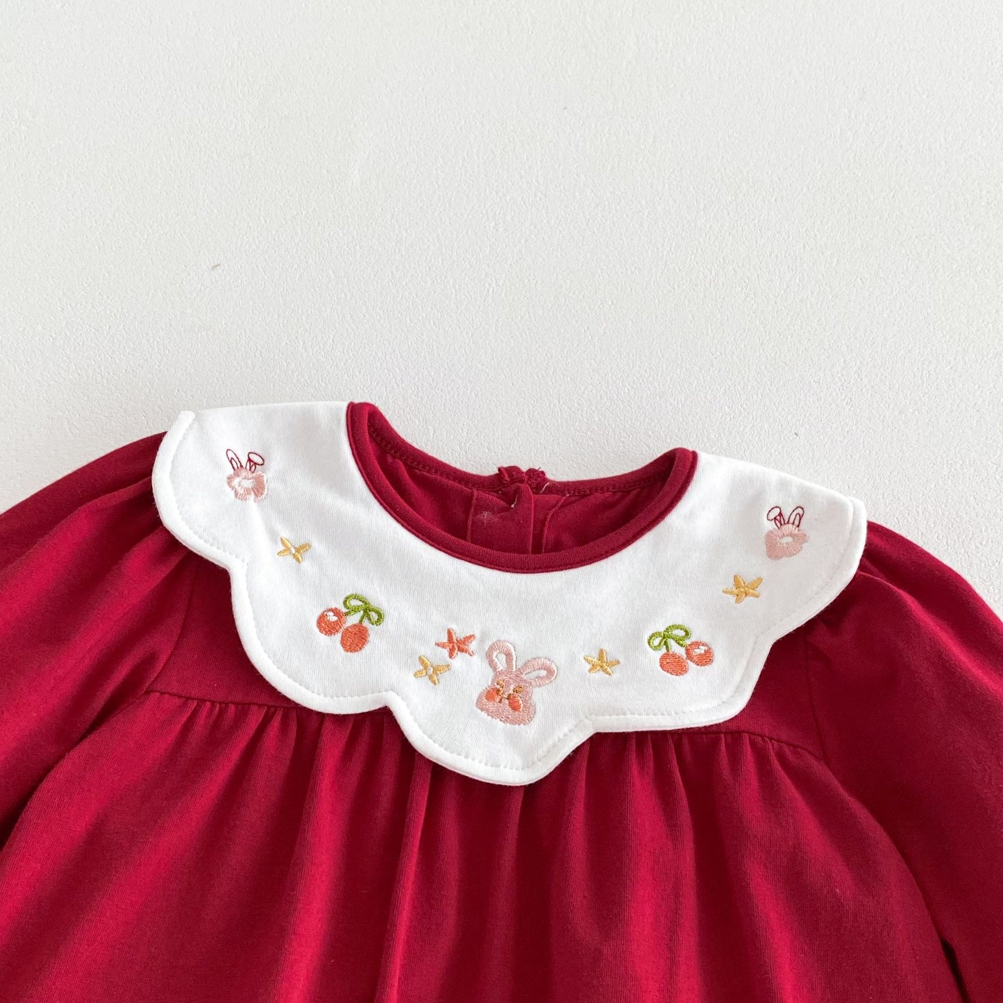 Cotton Summer Baby Girl Wrap Jumpsuit