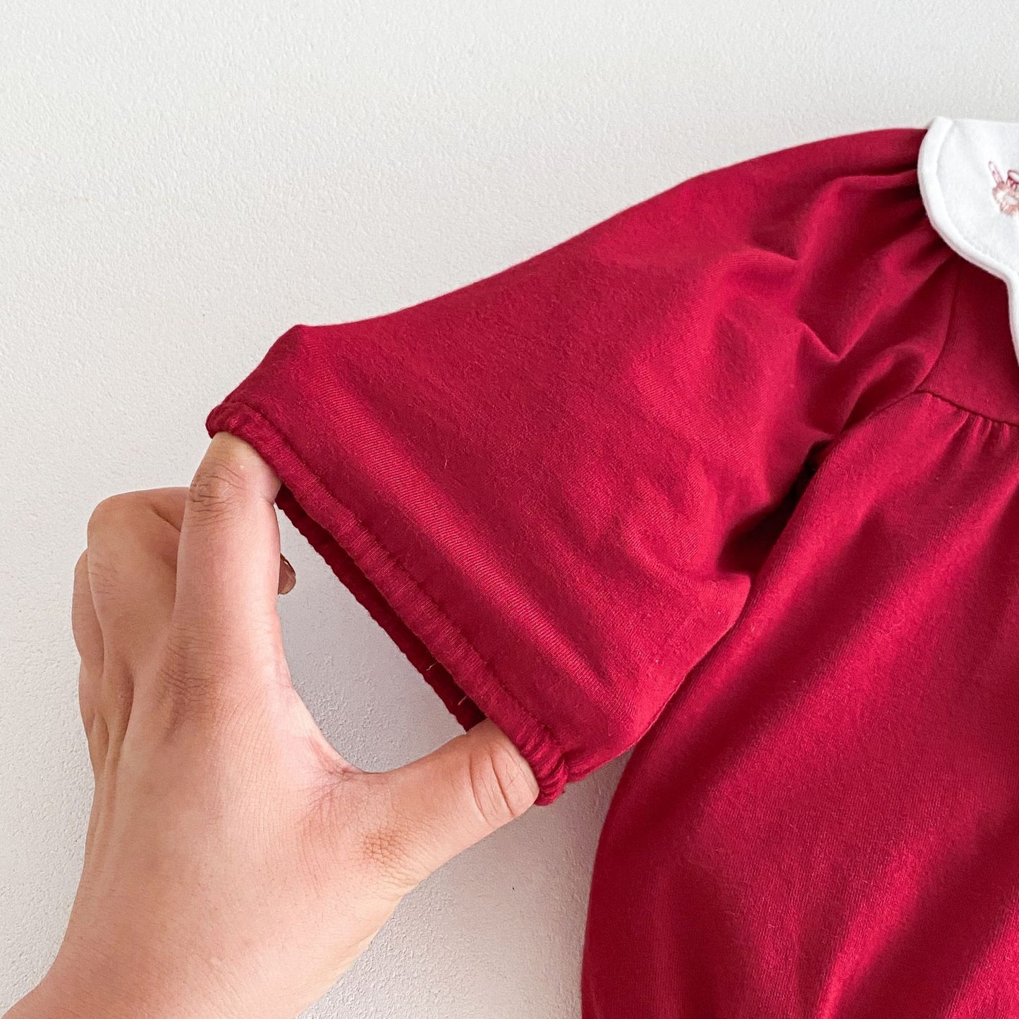 Cotton Summer Baby Girl Wrap Jumpsuit