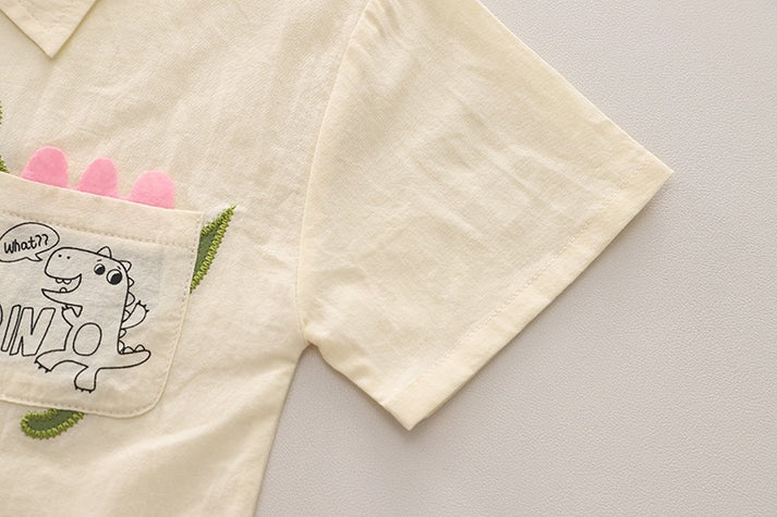 Smart Pocket Shirt and Bottom Set cotton full sleeves