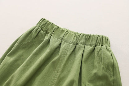 Smart Pocket Shirt and Bottom Set cotton full sleeves