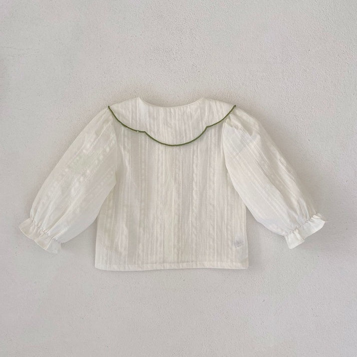 Daisy Dream Baby Girls Two Piece Suspender Set, cotton, full sleeves, very elegant with a collar