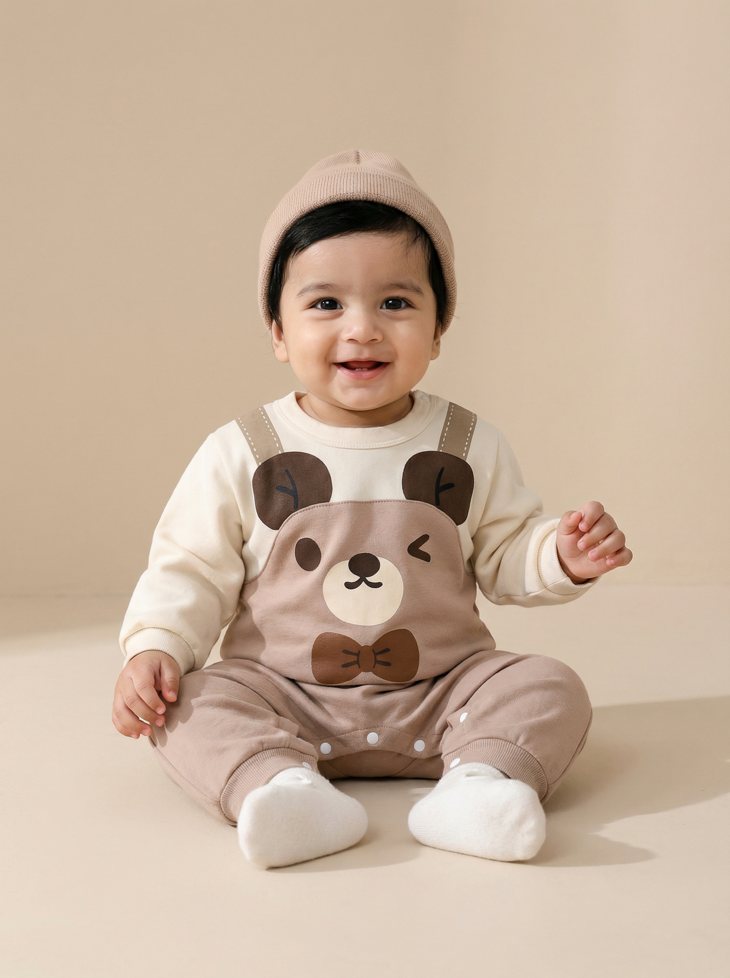 Cute Bear Toddler Boys Girls Romper