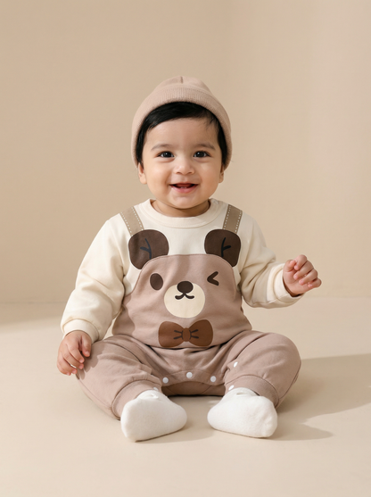 Cute Bear Toddler Boys Girls Romper