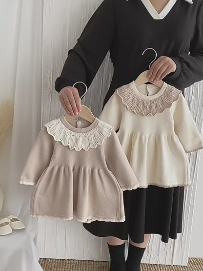 Baby Girl Knitted Sweater Dress